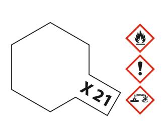 X-21 Flat Base, acrylic paint, 23 ml bottle