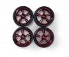 1:10 Design 10 wheel set, model wheels, red