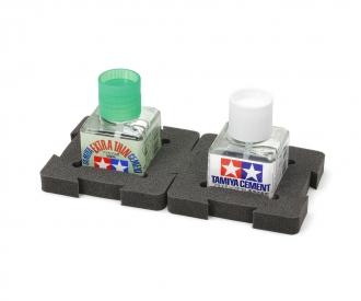 40ml Square Bottle Holder, model accessory, 80x80mm