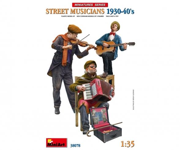 1:35 Figuren Straßenmusiker 1930-40 (3)