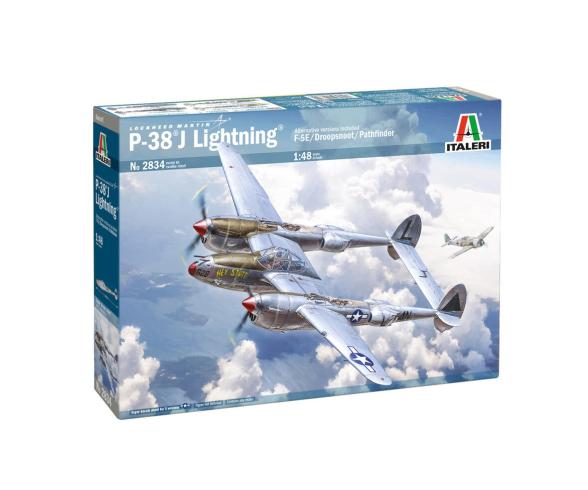 Italeri P-38J Lightning 1:48 Aircraft Model Kit
