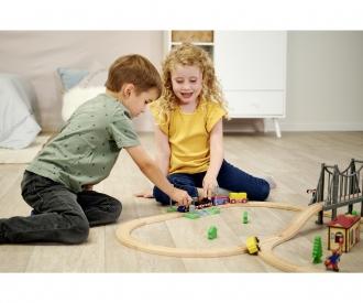 Train Set with Bridge