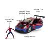 Marvel Spider-Man Porsche 911 1:24