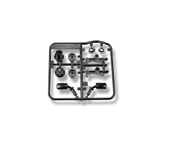 Porsche 956 H Parts Mirror Wing Model Components