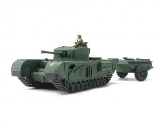 1:48 Churchill Mk.VII Crocodile, plastic assembly kit