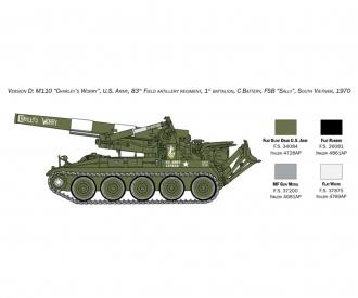 M110 Self Propelled Howitzer Model Kit 1:35
