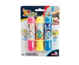 Porte-craies de trottoir – lot de 3