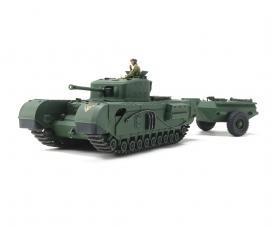 1:48 Churchill Mk.VII Crocodile, plastic assembly kit