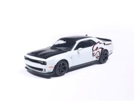 Dodge Challenger SRT Hellcat, voiture miniature en métal moulé, 1:43