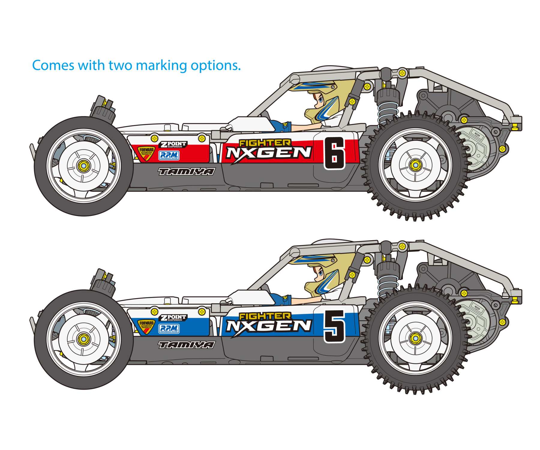 Buy 1:10 RC Fighter NXGEN DT-04 online | Tamiya