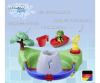 Sploshy Vulcano bathtoy with boat and figure