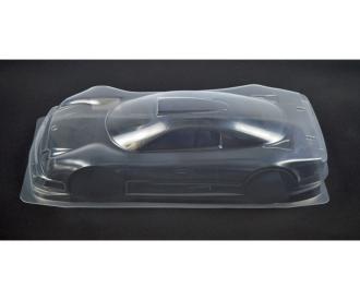 RC body shell, Mercedes CLK-GTR, clear polycarbonate