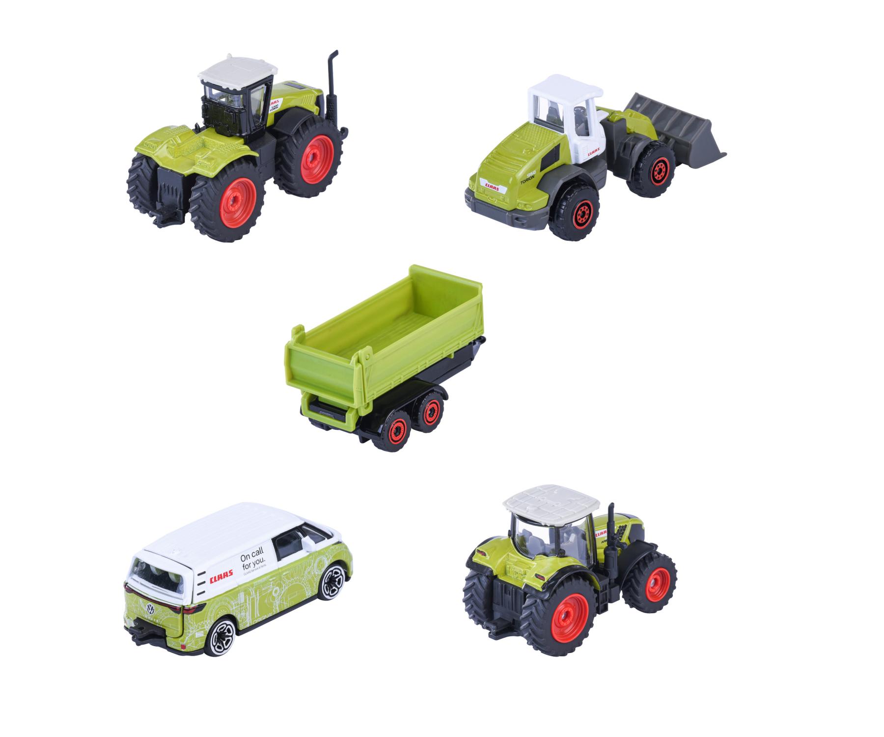 Majorette - Lot De 5 Véhicules Ferme - Die-Cast - Pièces Ouvrantes - Sélection Aléatoire - Dès 3 Ans