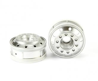 1:14 Metal Plated Front Wheels, truck wheel set