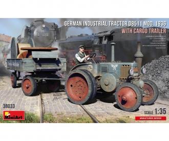 1:35 Tracteur allemand In. Tracteur D8511 avec. Attelage. (1)