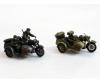 1:48 WWII German Motorcycle & Sidecar, assembly kit