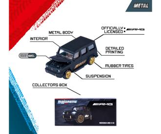 Mercedes-AMG Deluxe Cars, env. 1:64