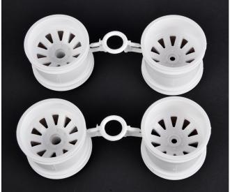 DT03T/St.Blitzer Wheel Set white (2+2)