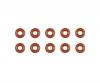 Damper O-Ring 3x6mm Rot (10)