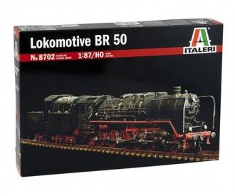 Locomotive BR50 Model Kit 1:87 with Tender