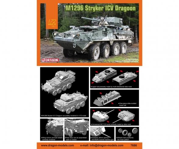 1:72 M1296 Stryker ICV Dragoon