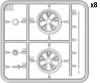 1:35 Wheel Set T-55/T-55A (10+4)