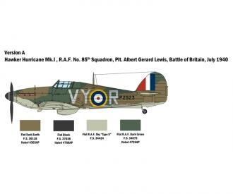 Italeri 1:48 HURRICANE Mk.I Plastic Kit