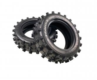 Front Tires Block-Spike, model tyre set, 2 pcs