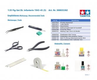 1:35 German Infantry 1943-45, figure assembly kit