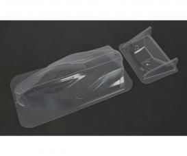 TT-02B Dual Ridge, RC body set with rear wing