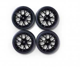 1:10 Y-Design2 Wheel Set, RC wheels, black