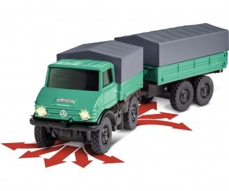 1:87 Mercedes-Benz Unimog Forst mit Hänger 2.4G 100%RTR