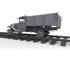 1:35 1,5to Railroad Truck AA Type w/Rail
