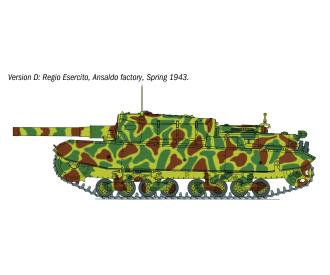 Semovente M43 da 105/25 Bassotto Model Kit 1:35