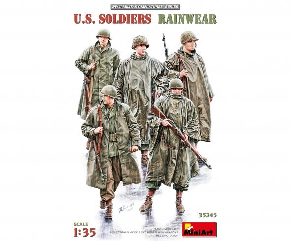 1:35 Fig. Soldats américains avec vêtement de pluie(5)