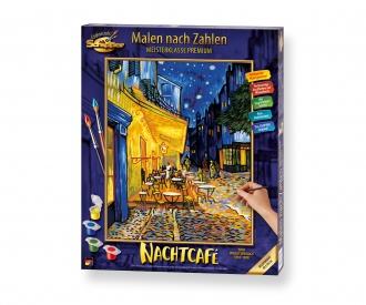 Nocturnal Café - painting by numbers