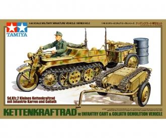 1:48 Ger. Kettenkrad m. Goliath, plastic model kit