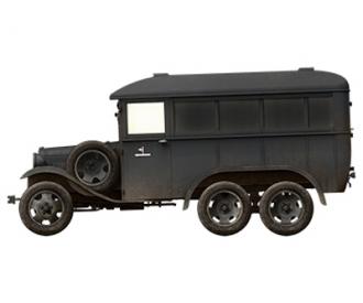 1:35 GAZ-05-193 Autobus de service