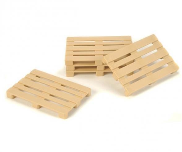 1:14 Euro-Pallet-Set (5) Plastic/Beige