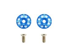 Aluminum Wing Washers Blue, RC accessory