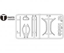 Plated fitting parts sprue, model accessory set