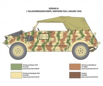 KDF. 1 Typ 82 Kübelwagen model kit 1:9 scale