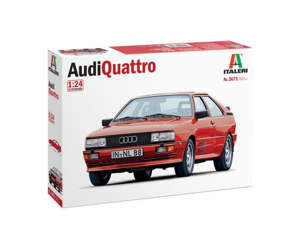 Italeri Audi Quattro Model Kit in 1:24 Scale