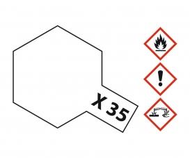 X-35 Semi Gloss Clear, acrylic paint, 10 ml