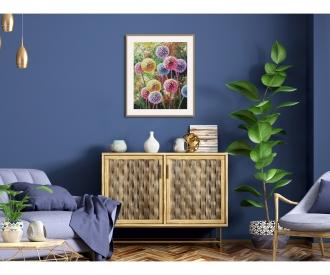 Flower Fireworks 40 x 50 cm - Painting by Numbers