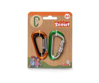 Scout Mousquetons Métal 4 pcs