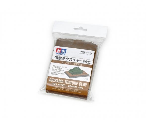 TextureClaySoil Brown, diorama clay, 150g