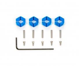 Wheel Hub Clamp Type 4mm, RC hub set, blue