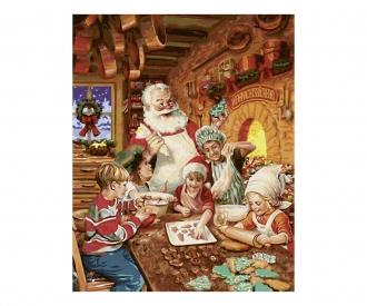 Baking for Christmas 40 x 50 cm - Painting by Numbers