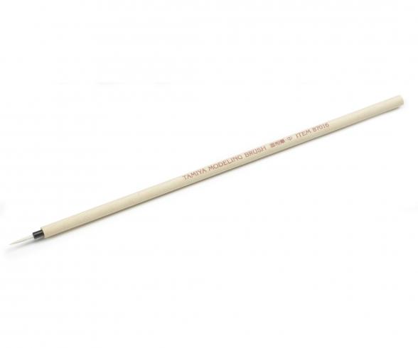 Pointed Brush Medium, modeling brush with wood handle